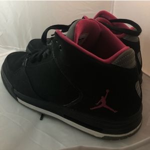 Gently used Jordan Sneakers Black Pink Nike Basketball